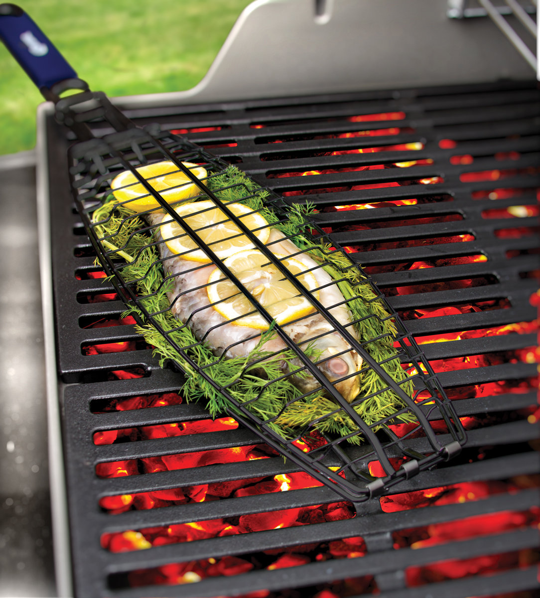 Corona Nonstick Fish Grilling BBQ Basket Reviews Wayfair